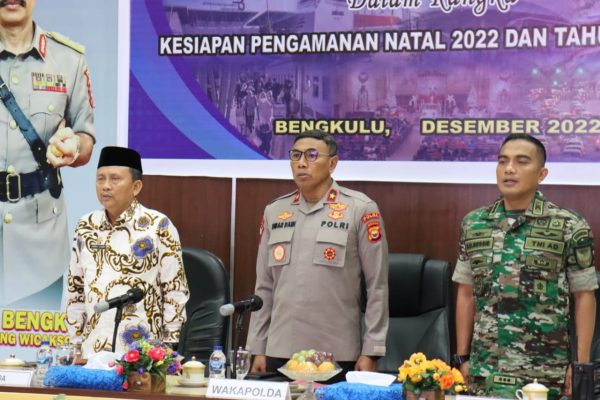 Persiapan Pam Nataru, Wakapolda Bengkulu Bersama Unsur Forkopimda Ikuti ...